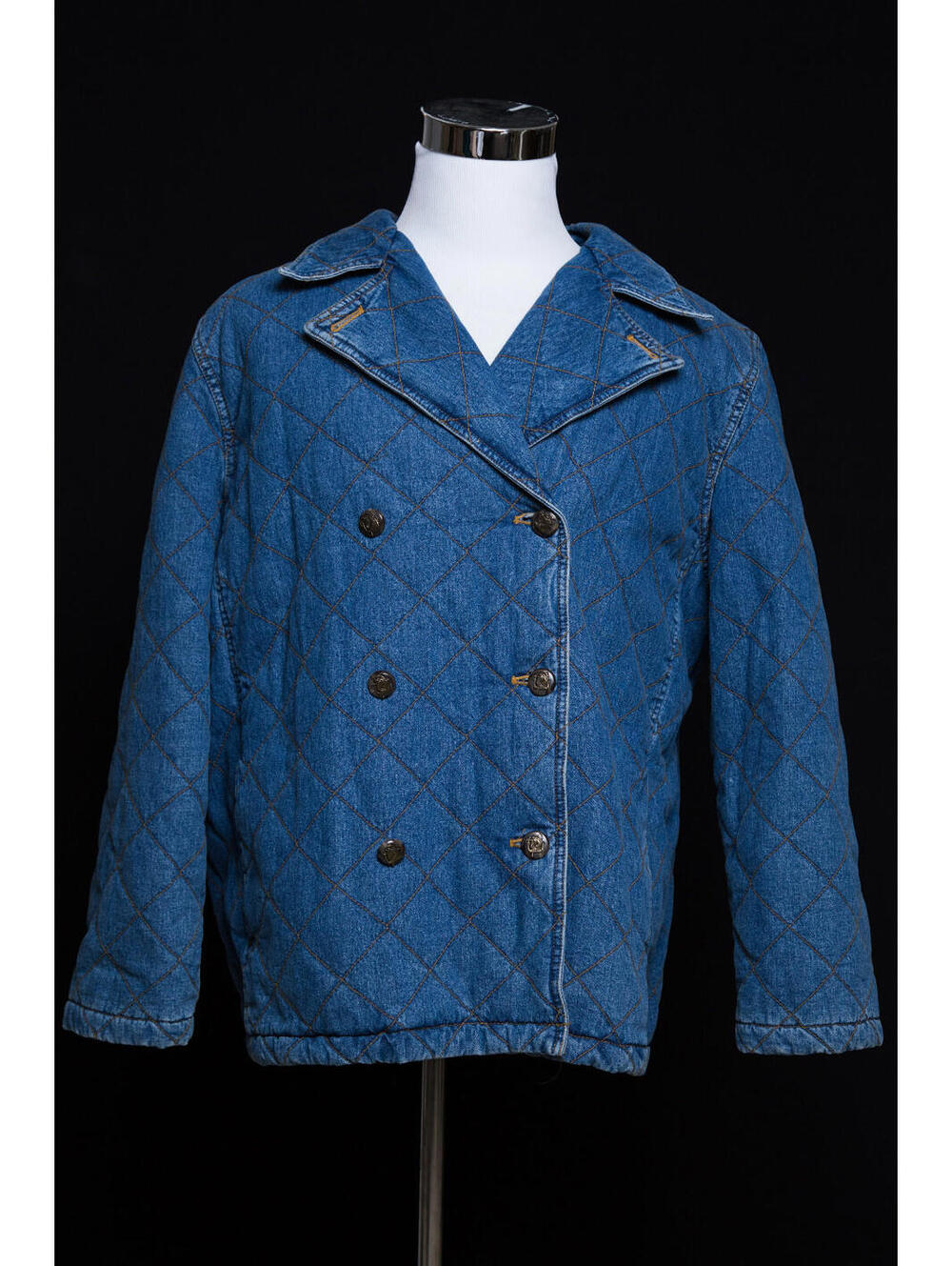 Vintage Polo Ralph Lauren Equestrian Lined Denim Jacket Coat Size 3X / XXX Large